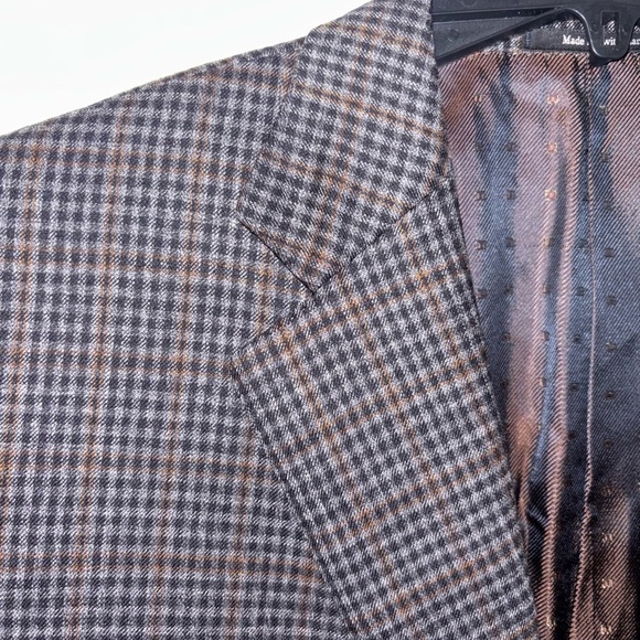 Ermenegildo Zegna 100% Wool Plaid Print Blazer for MEN​​ - Picture 10 of 15